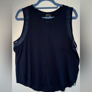 Lucky in Love. XXL(16-18). Tennis tank. Midnight Blue.